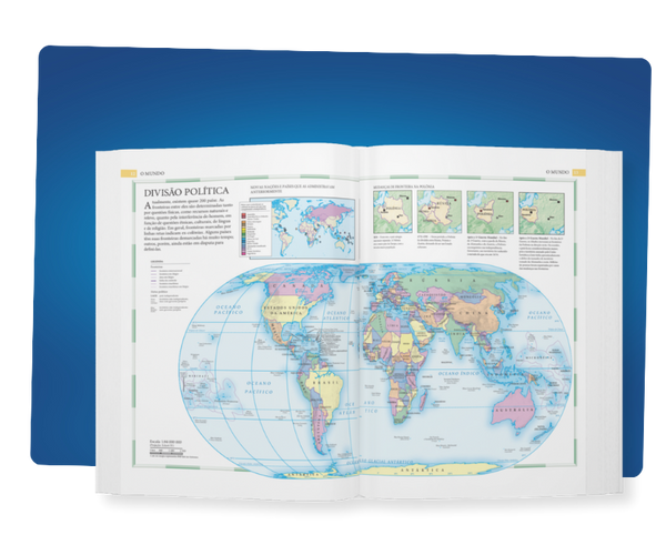 Atlas Geografico Mundial - Azul
