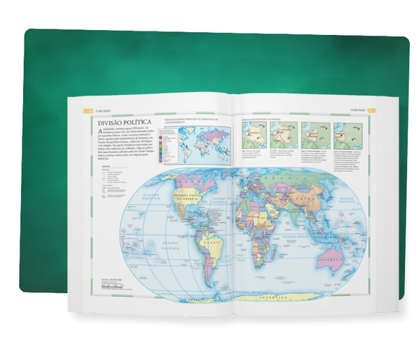 Atlas Geografico Mundial Versao Essencial - Verde - 2ª Edicao