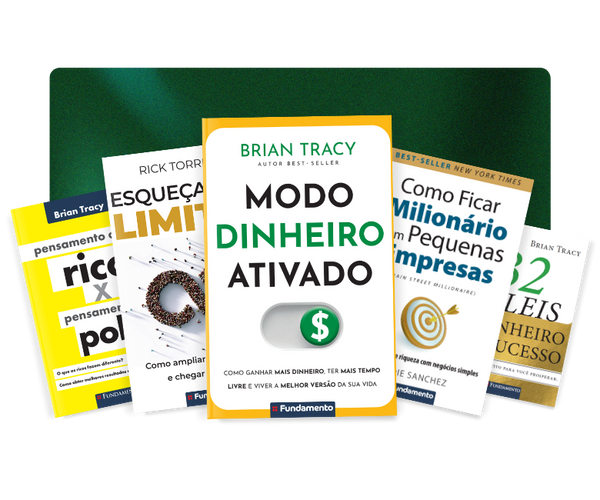 Kit Prosperidade Financeira - 6 Livros para Ganhar Dinheiro