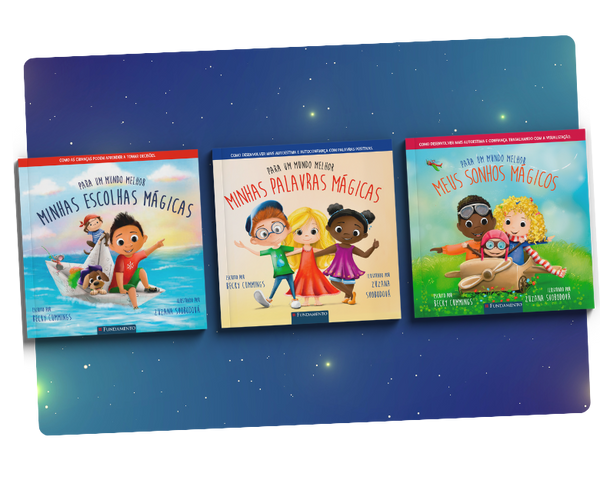 Kit Como Criar Filhos Fortes e Mais Felizes - 6 Livros Infantis para 3-6 Anos