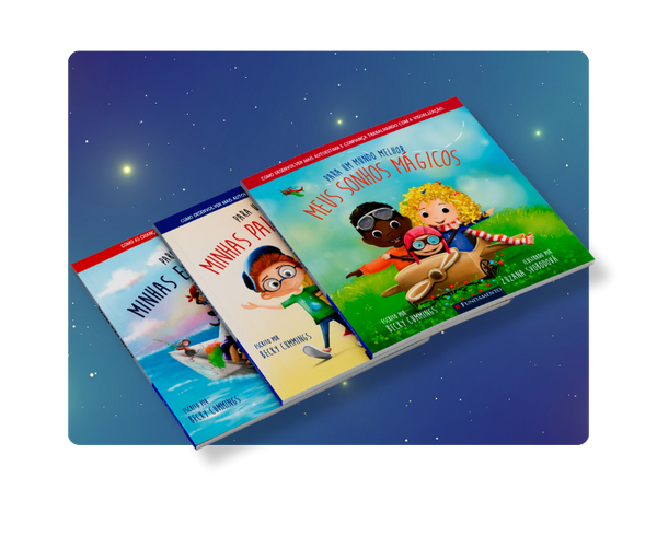 Kit Como Criar Filhos Fortes e Mais Felizes - 6 Livros Infantis para 3-6 Anos