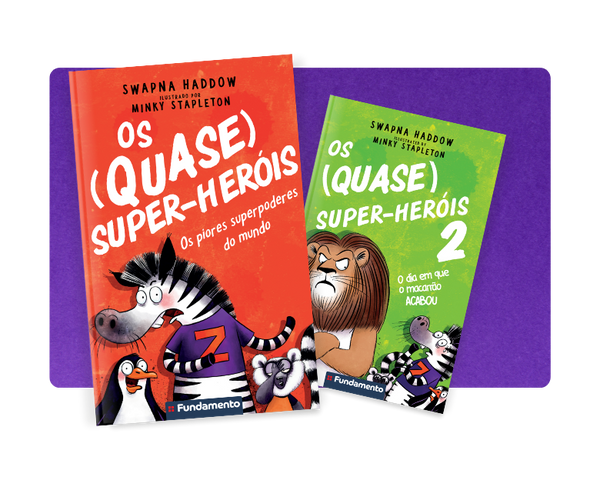 Kit Os Quase Super Herรณis - 2 Livros