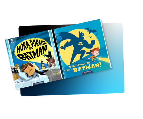 Kit 2 Livros Infantis do Batman para Crianรงas de 3-7 Anos
