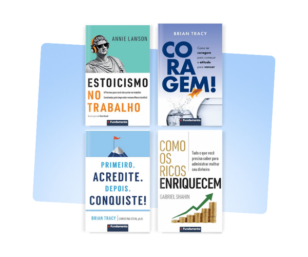 Kit Mentalidade de Crescimento - 4 Livros Best-sellers