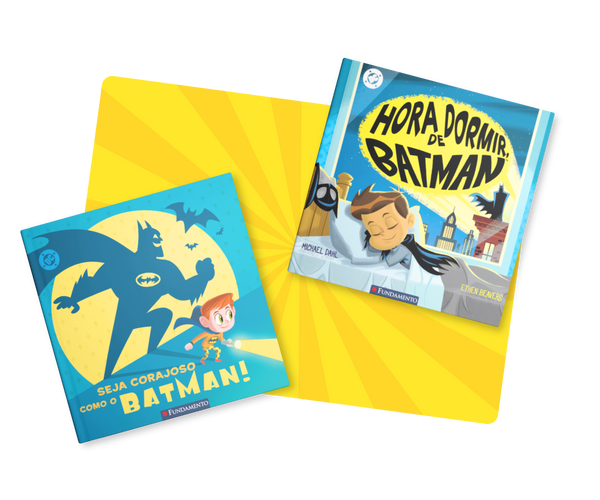 Kit Batman + Mulher Maravilha (3 Livros Infantis para Crianças de 3-6 Anos)