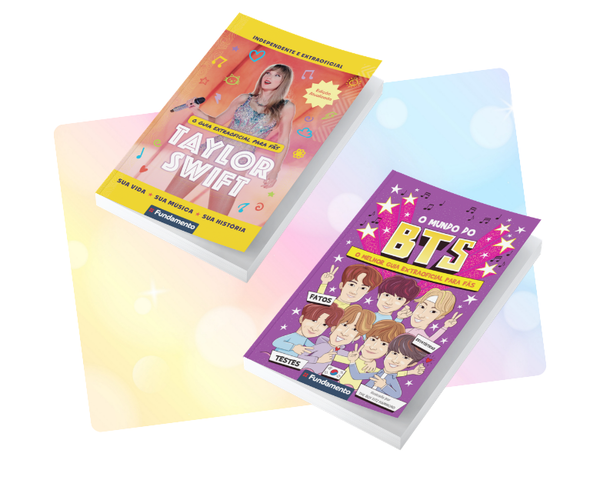Kit Estrelas da Música - Taylor Swift, Ariana Grande e BTS