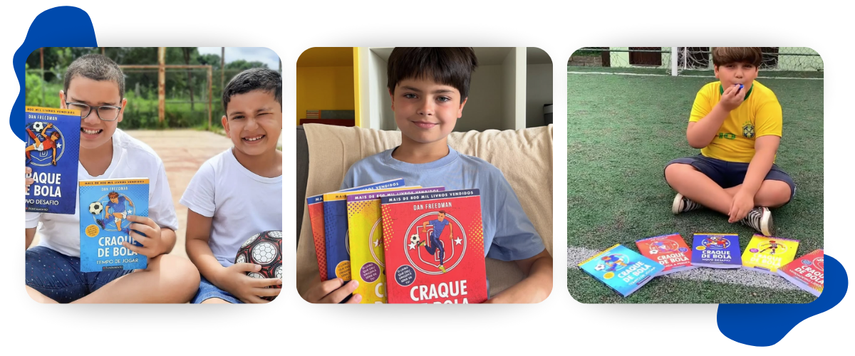 Kit Craque de Bola – 3 Livros (1 ao 3)