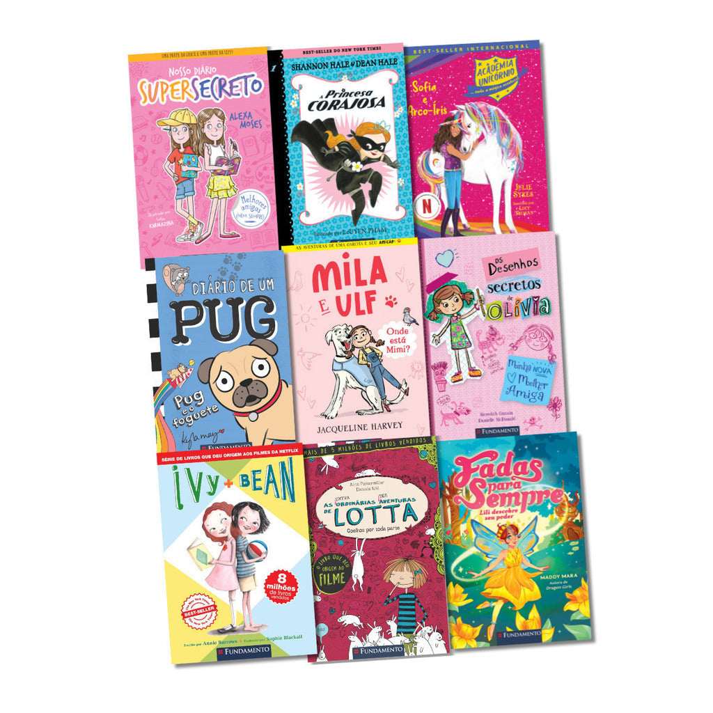 Kit 9 Livros Infantis para Meninas 7-9 Anos – Editora Fundamento