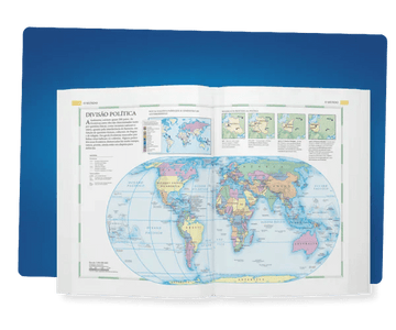 Atlas Geográfico Mundial – Azul foi desenvolvido para ser o mais completo e econômico atlas geográfico - Editora Fundamento