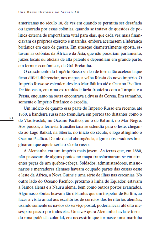 Uma Breve História do Século XX