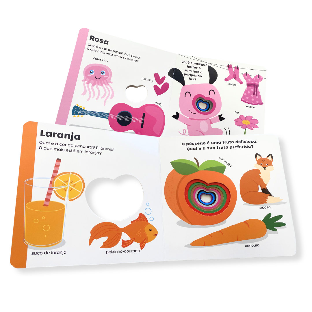 Kit 9 Livros para Bebês com Texturas e Estímulos Sensoriais