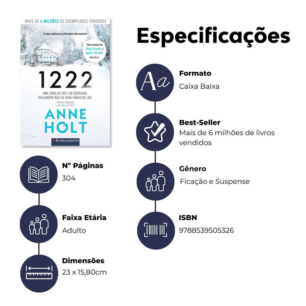 1222 - Anne Holt - Editora Fundamento livro_infantil
