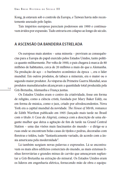 Uma Breve História do Século XX