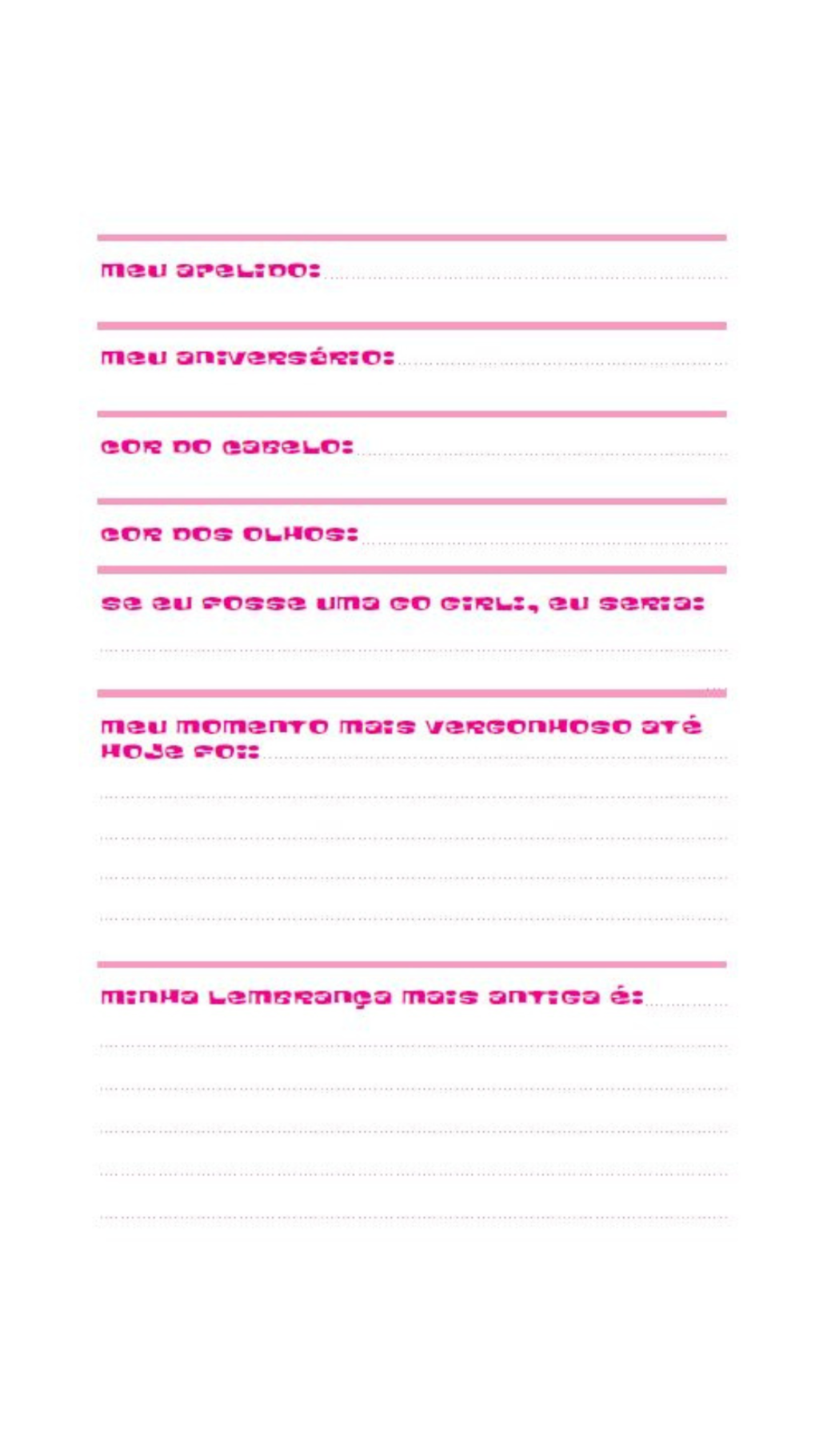 Go Girl - A Agenda Secreta