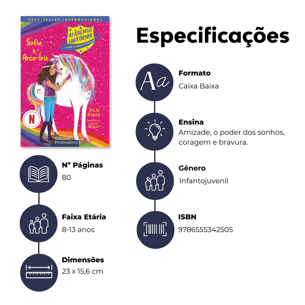 Academia Unicórnio 01: Sofia e Arco-íris