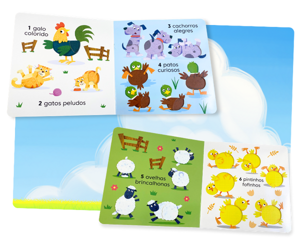 Animais na Fazenda: Contando até 10