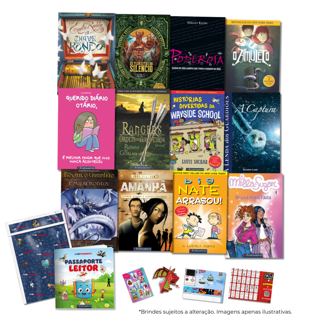 Kit Clube Fundamento Expresso - 12 Livros (Meninas +14 Anos)