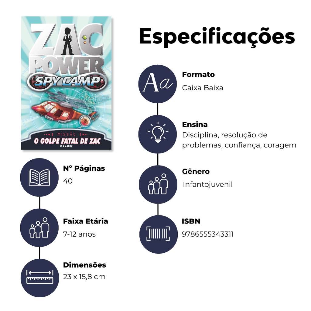 Zac Power Spy Camp - o Golpe Fatal de Zac