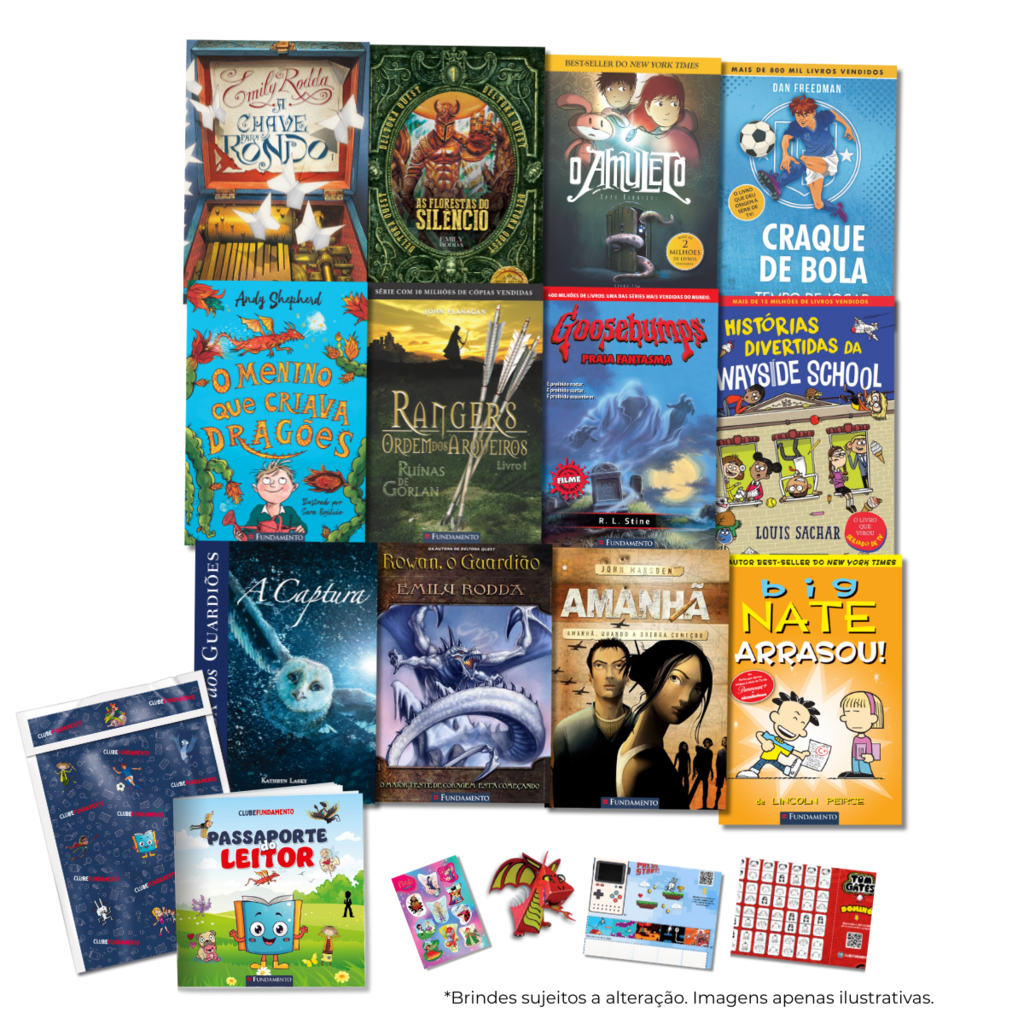 Kit Clube Fundamento Expresso - 12 Livros (Meninos +14 Anos)