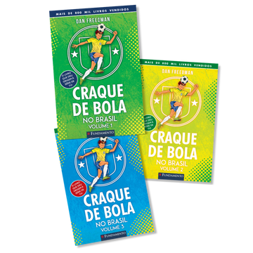Kit Craque de Bola no Brasil - 3 Livros