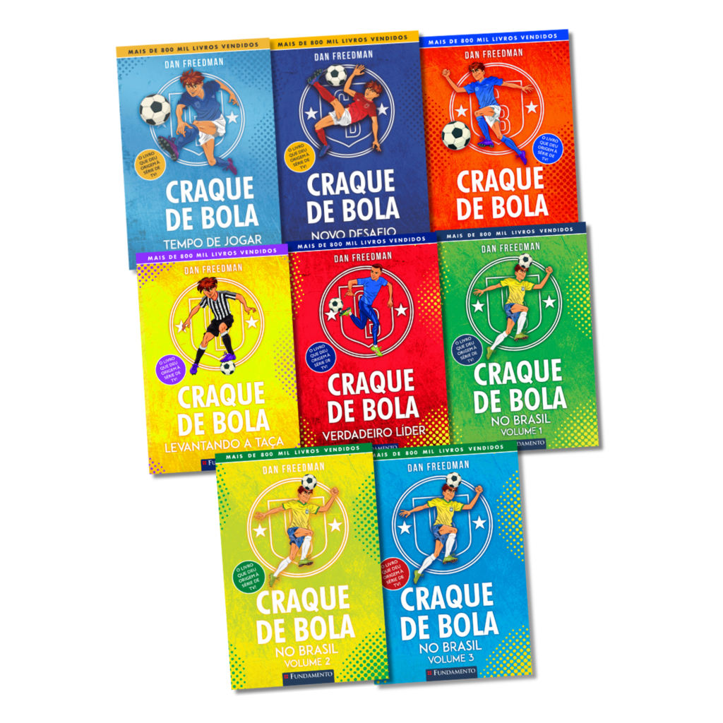 Kit Craque de Bola Coleção Completa - 8 Livros