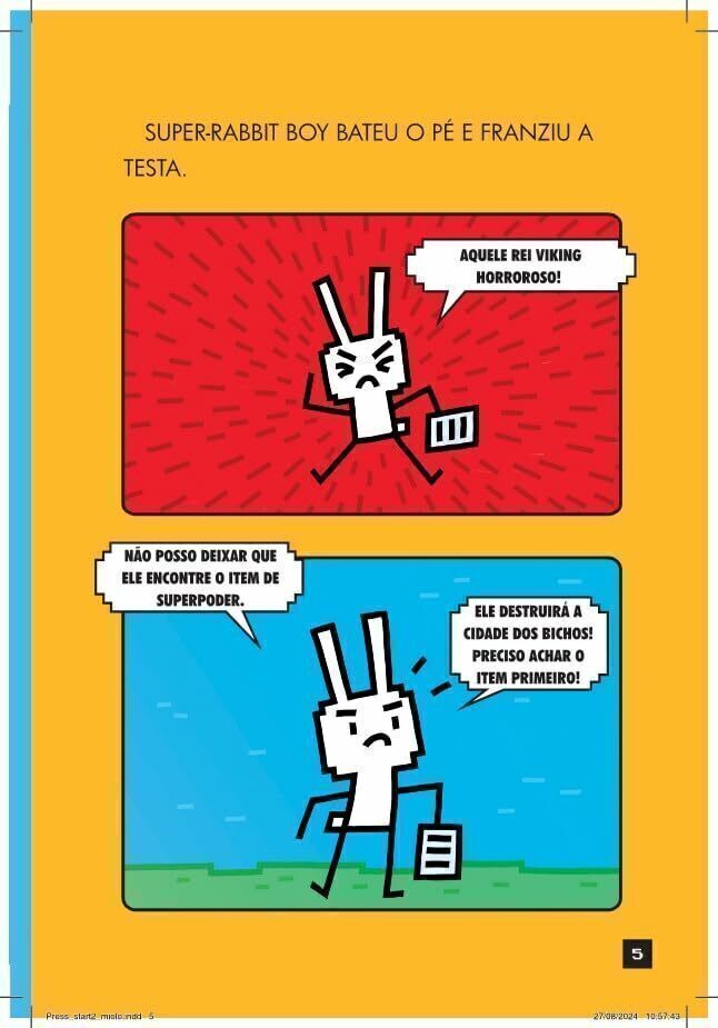 Press Start 2: Super-Rabbit Sobe de Nível