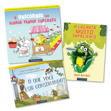 Kit Como Criar Filhos Fortes e Mais Felizes (3 Livros Infantis para 3-6 Anos - Picture Books)