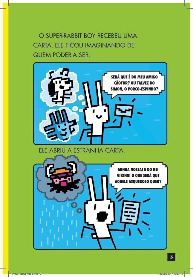 Press Start 2: Super-Rabbit Sobe de Nível