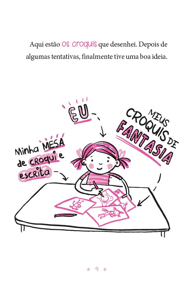 Kit Os Desenhos Secretos de Olivia - 9 Livros (1 Ao 9)