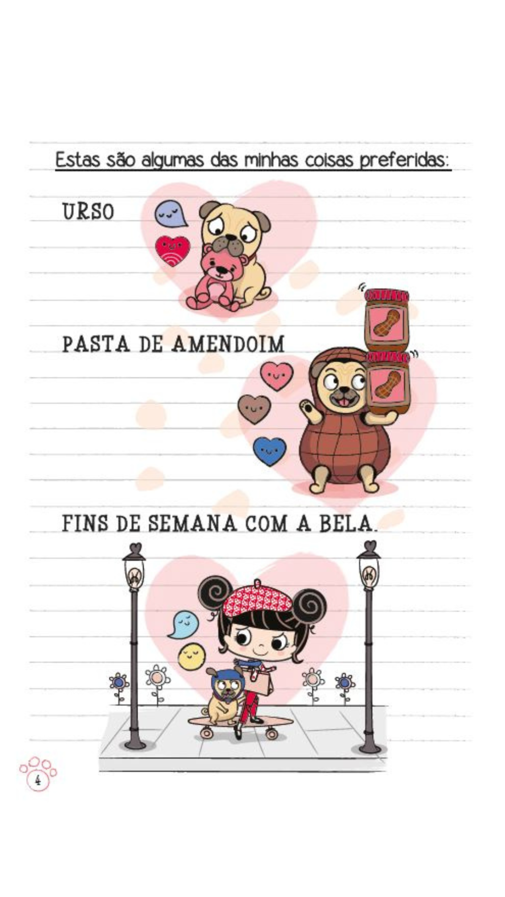 Diário de Um Pug : Um Pug na Neve