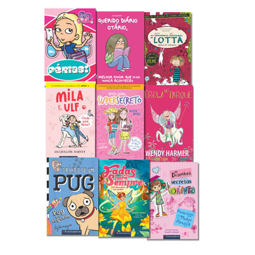 Kit Best-Sellers Fundamento - 9 Livros (Meninas 7-11 Anos)
