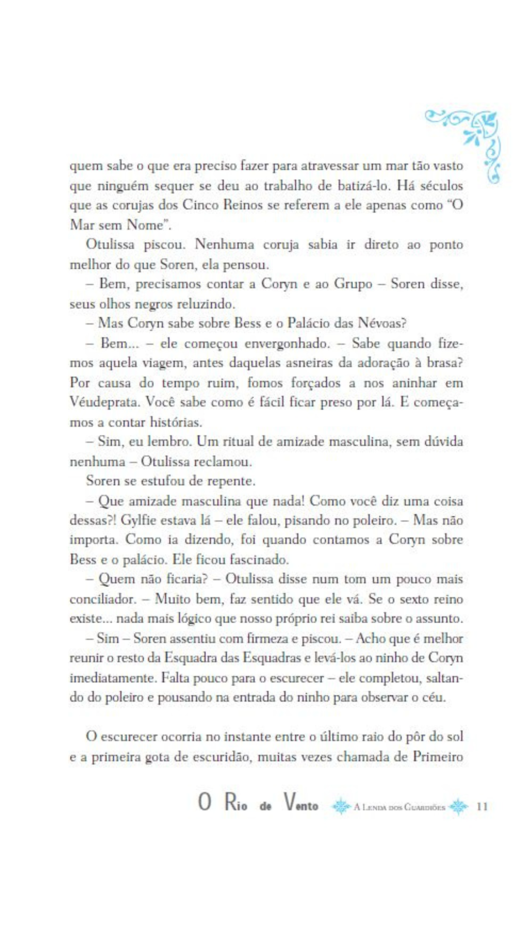 A Lenda dos Guardiões 13 - o Rio de Vento