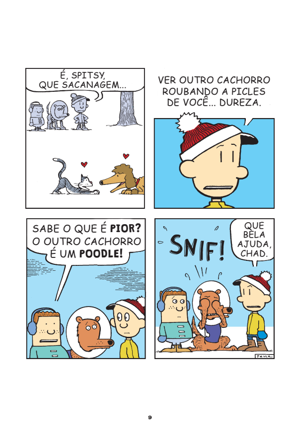 Kit Engraçado: Piadas para Rachar o Bico + Big Nate + Real Pigeons