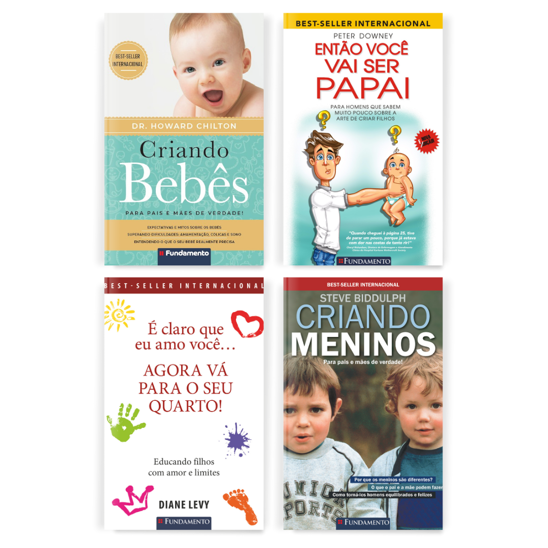Kit Como Criar Filhos Meninos - 4 Livros