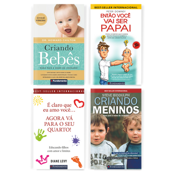 Kit Como Criar Filhos Meninos - 4 Livros