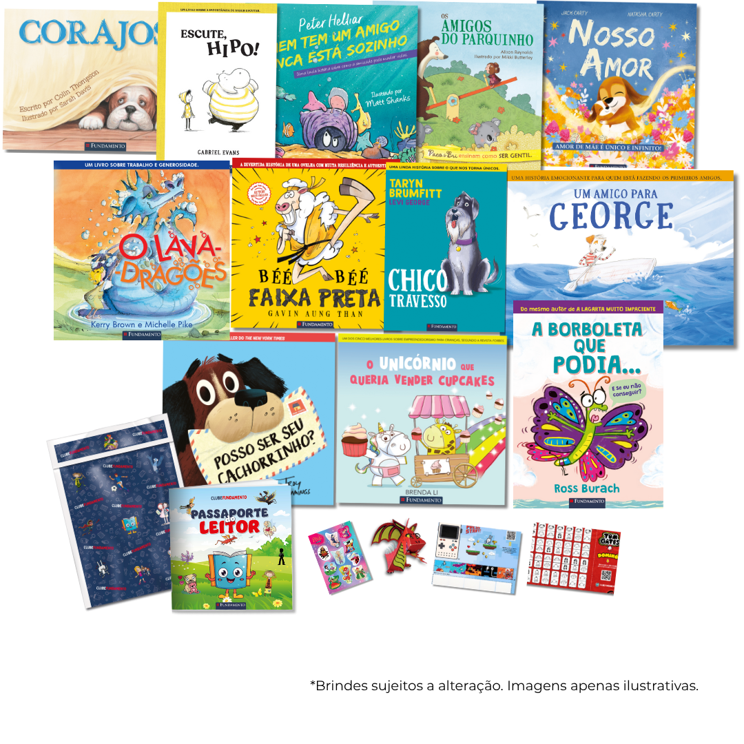 Kit Clube Fundamento Expresso: 3 a 6 Anos (meninos e Meninas)