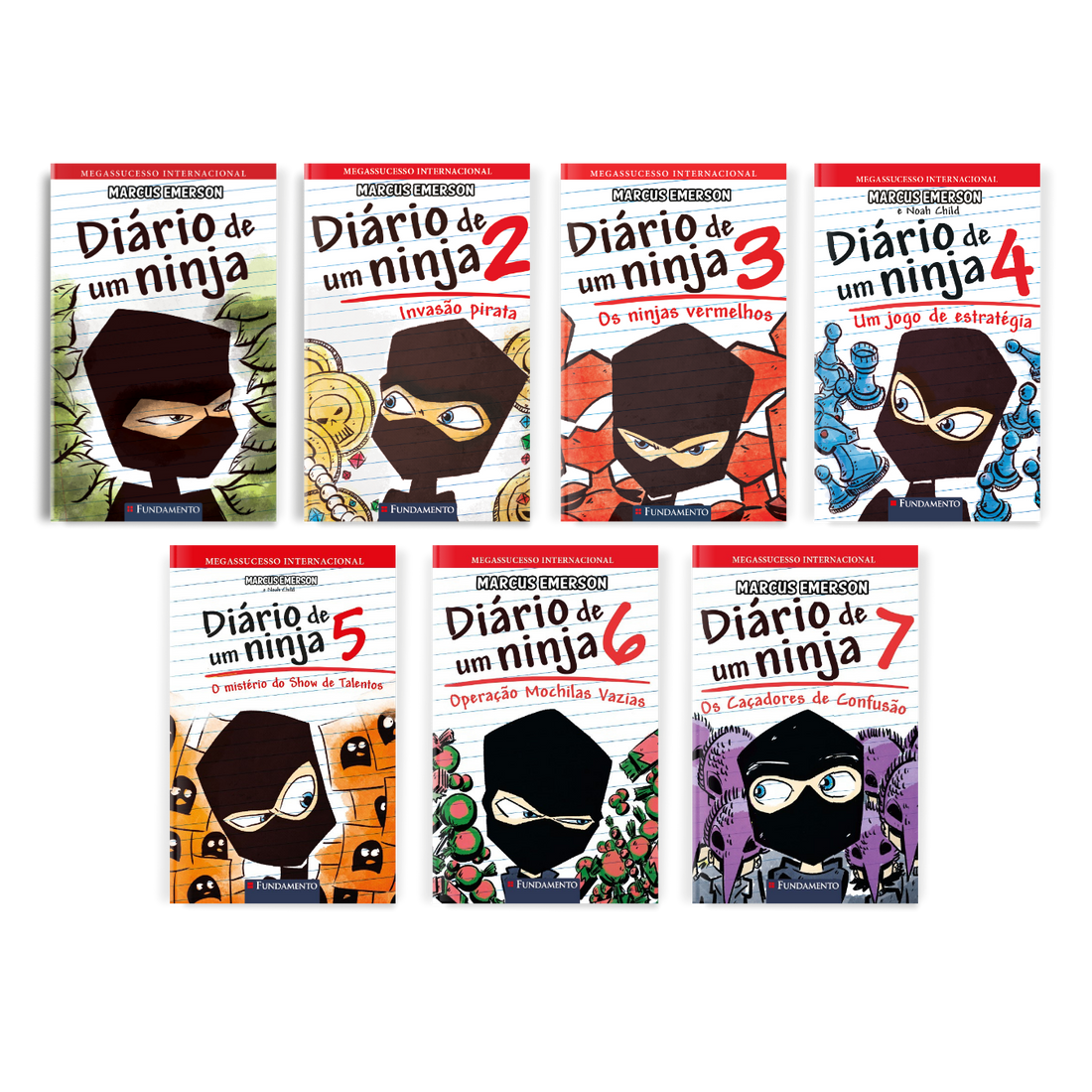 Kit Diário de Um Ninja - 7 Livros (1 Ao 7)