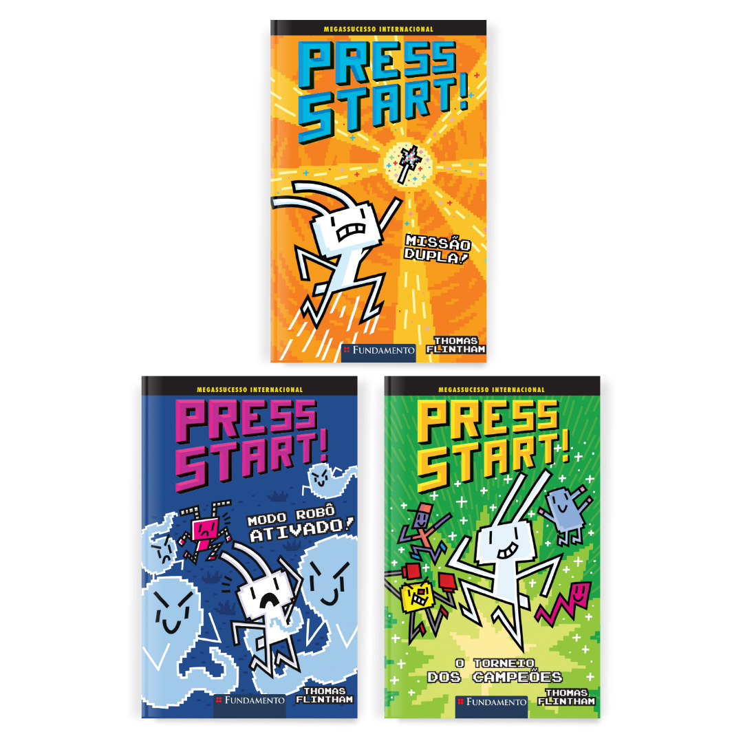 Kit - Press Start - 3 Livros (6 Ao 8)