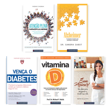 Kit Como Viver Mais e Melhor - 5 Livros