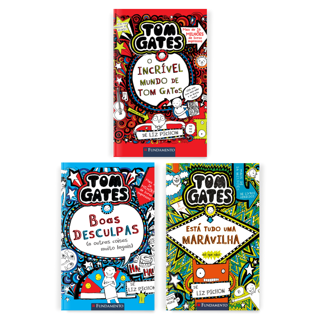 Kit Tom Gates - 3 Livvros