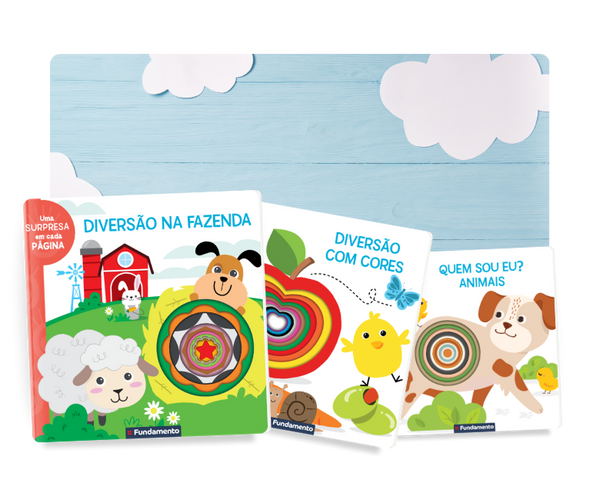 Kit Primeiros Aprendizados - 25 Livros para Bebês