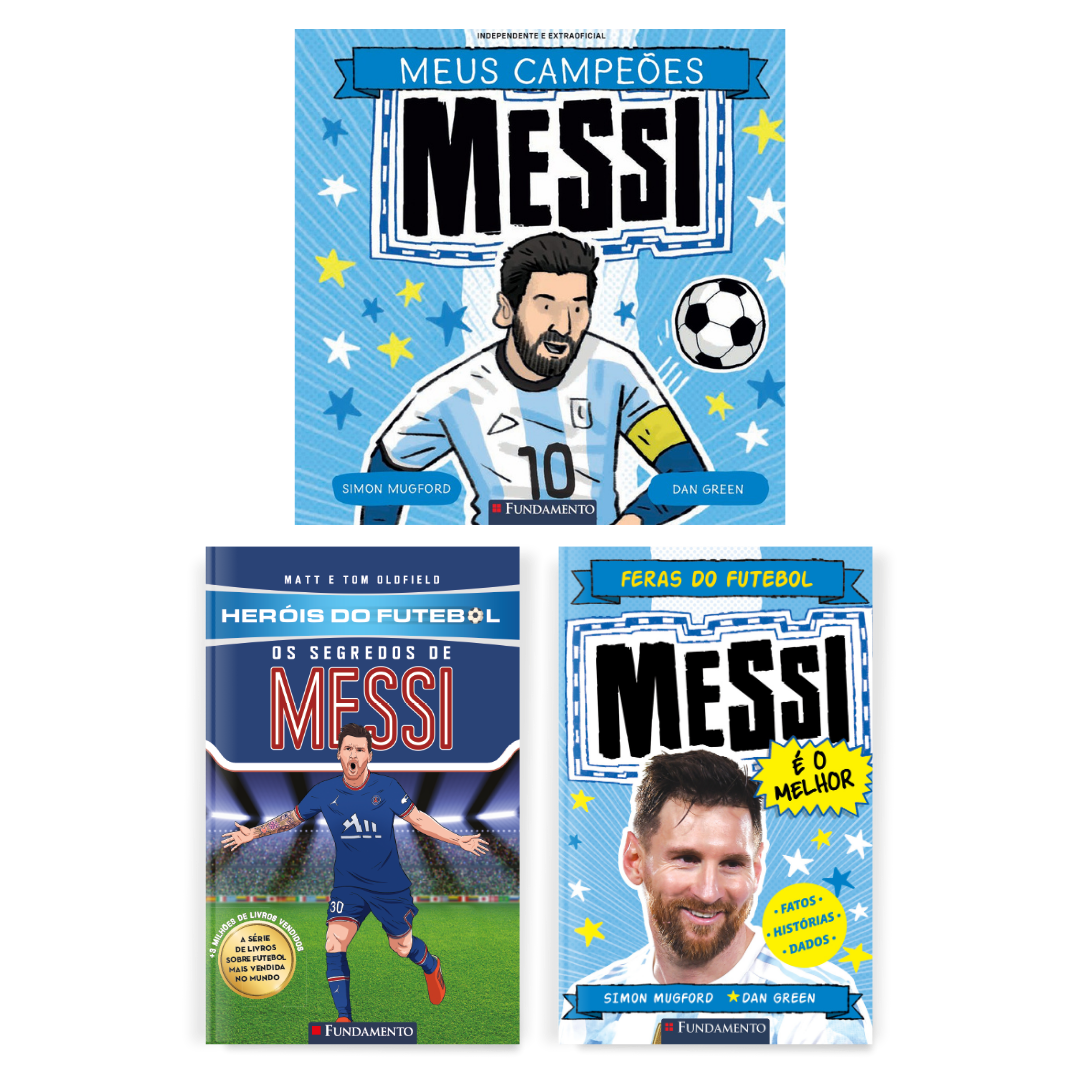 Kit Messi - 3 Livros