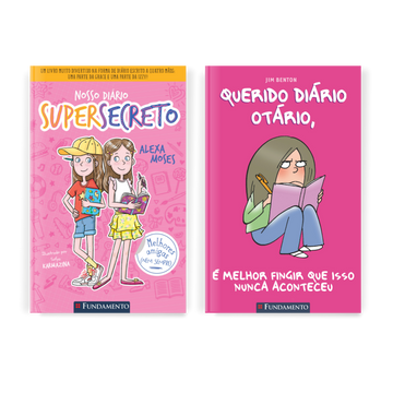 Kit Diário: Querido Diário Otário + Nosso Diário Supersecreto