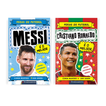 Kit Feras do Futebol - 2 Livros (CR7 e Messi)