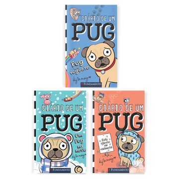 Kit Diário de um Pug - 3 Livros (1 ao 3)