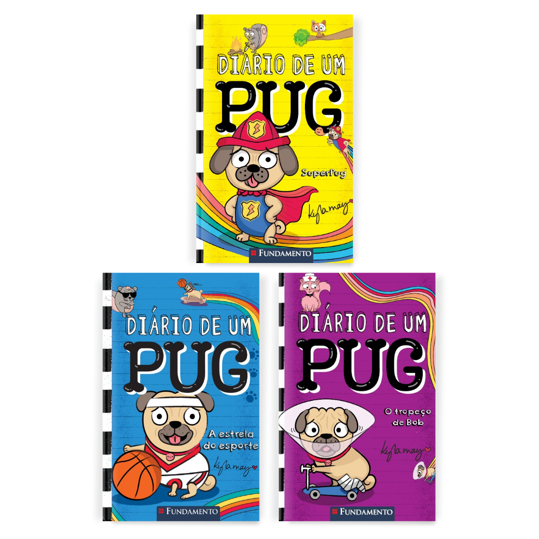 Kit Diário de Um Pug - 3 Livros (11 ao 13)