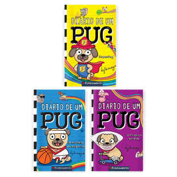 Kit Diário de Um Pug - 3 Livros (11 ao 13)
