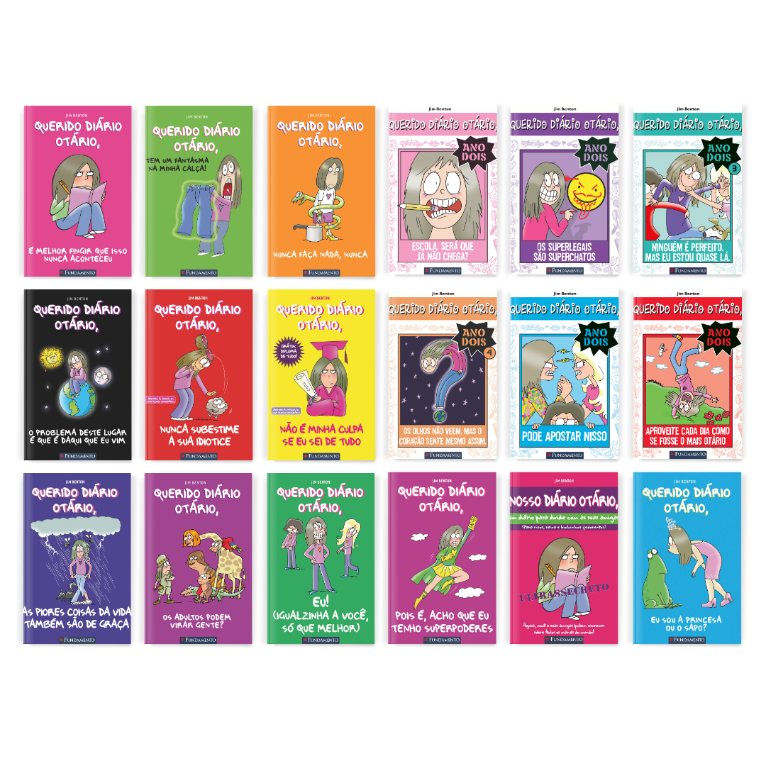 Kit Querido Diário Otário: 18 Livros