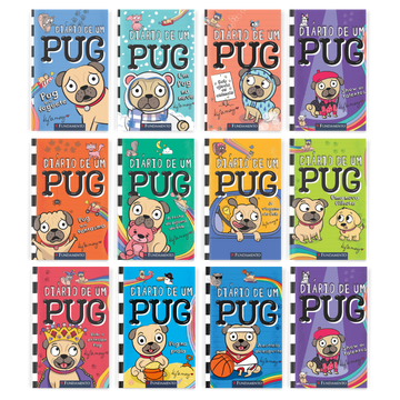 Kit Diário de Um Pug - 12 Livros (1 ao 12)