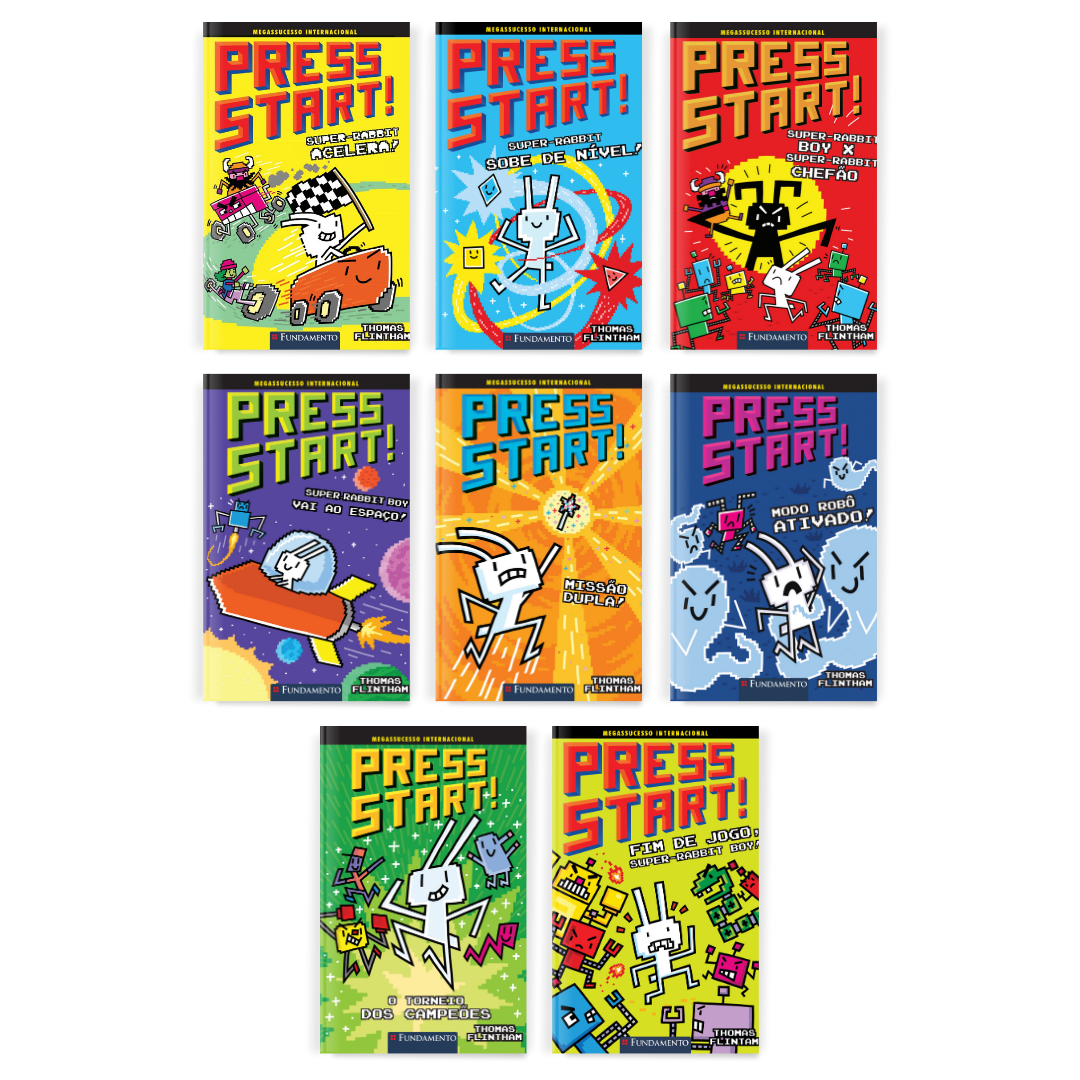 Kit Press Start - 8 Livros (1 ao 8)